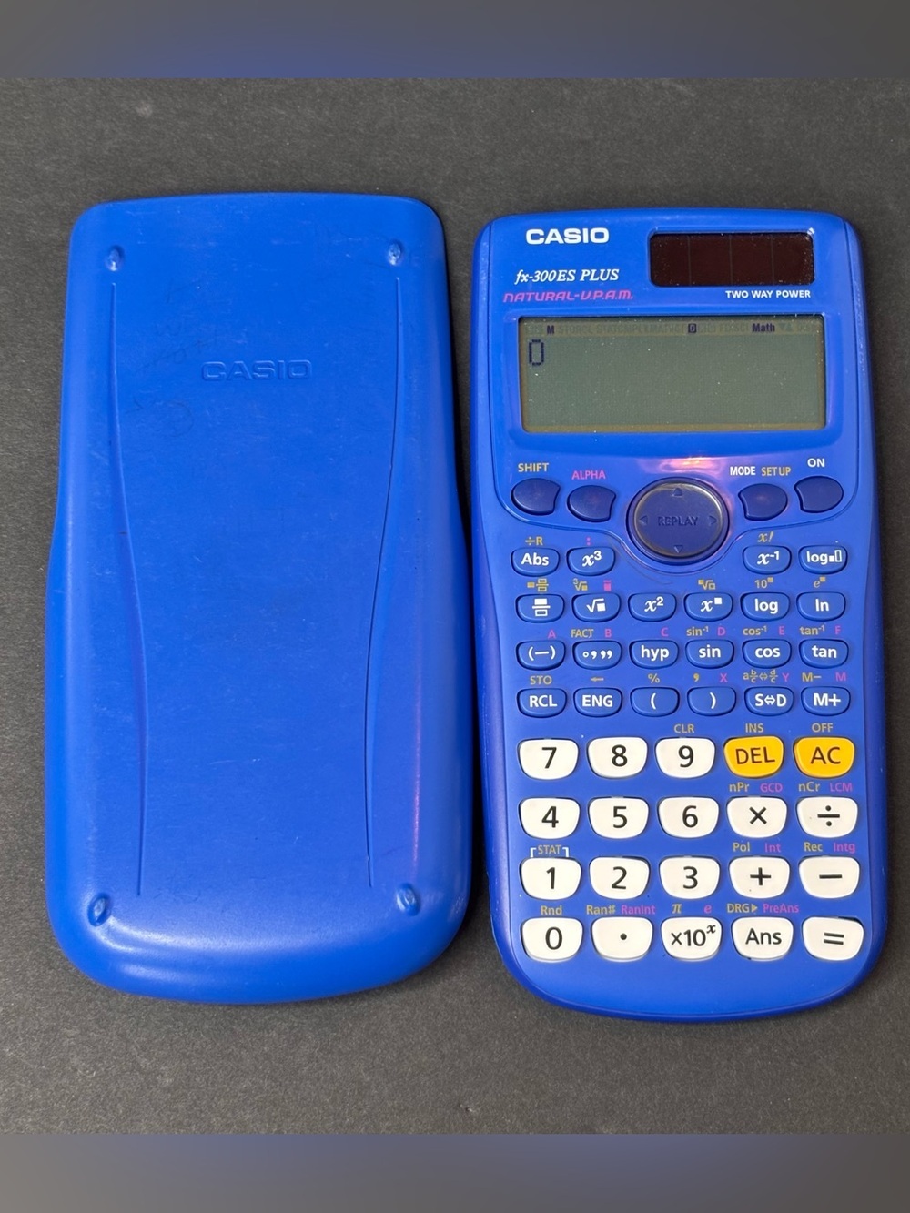 Casio FX‑300ES Plus Scientific Calculator Natural VPAM Two‑Way Power Blue Tested